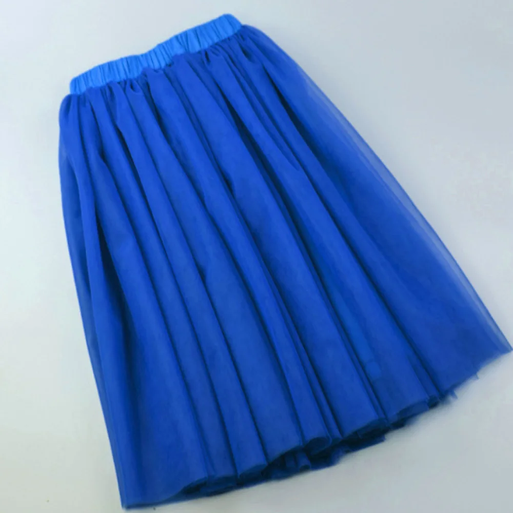 Многослойная черная фатиновая юбка Jupe плиссированная юбка-пачка Женская