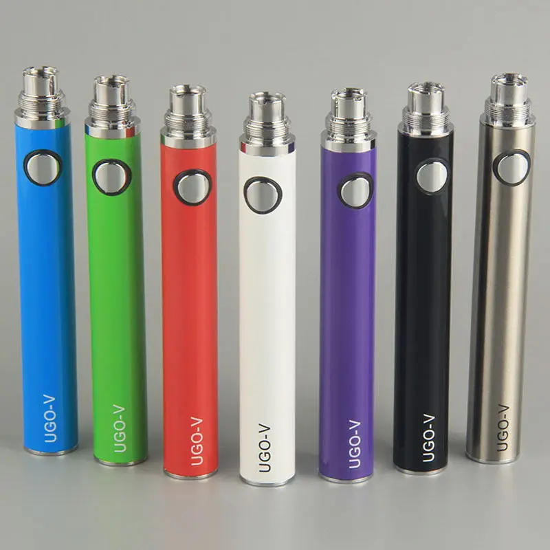 UGO V Аккумулятор для электронных сигарет 650/900 mah Перезаряжаемый для EGo 510 атомайзеры с резьбой Vape нижний Аккумулятор для зарядки