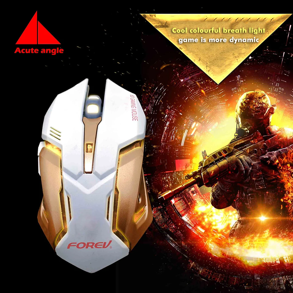 Проводная мышь комбинированный комплект клавиатура + USB 4800 Точек на дюйм Игры