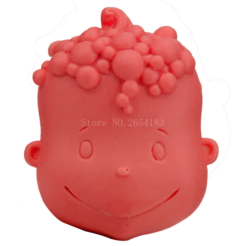 Малыш Мальчик лицо Джессика Альба помадка мыло 3D торт Силиконовая Форма Кекс