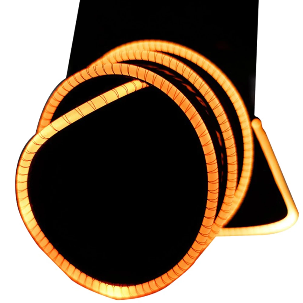 RGB офисный игровой коврик для мыши, Складывающийся из натурального каучука, мягкие светящиеся Компьютерные аксессуары для ноутбука, компьютерные принадлежности, Прямая поставка