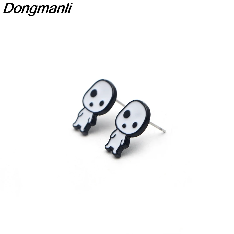 P3152 Dongmanli Specter нержавеющая сталь пирсинг для уха пусеты дети милые серьги женщин
