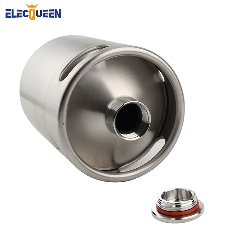 

Пивной бочонок объемом 2 л/64 унции, из нержавеющей стали 304, для домашнего пивоварения, для вечерние/пикников/барбекю на открытом воздухе