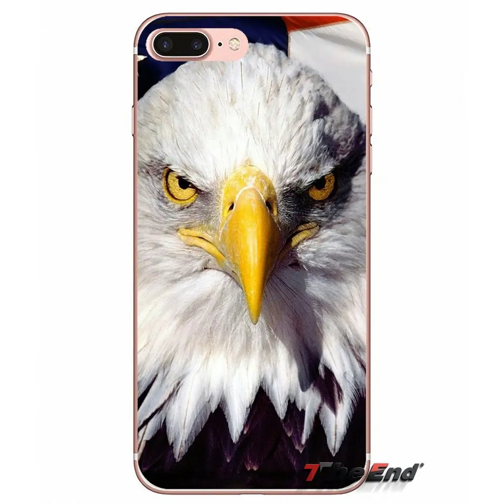 Удивительный Американский Raptor Орел мягкий чехол для Huawei G7 G8 P7 P8 P9 Lite Honor 4C 5X 5C 6X