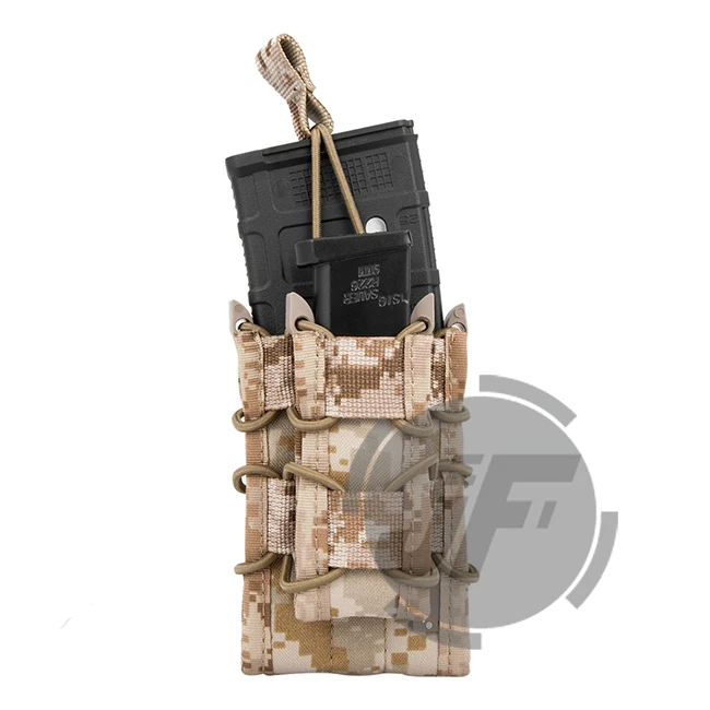 AOR1 Emerson подсумок двухслойный модульный 5,56. 223& 9 мм подсумок MOLLE Mag Carrier - Цвет: AOR1