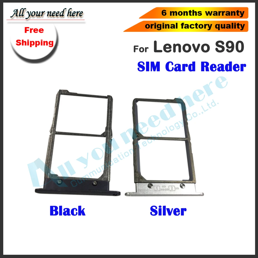1 шт. 2 AAA заводской для Lenovo S90 новый разъем чтения sim карт Разъем Держатель Слот