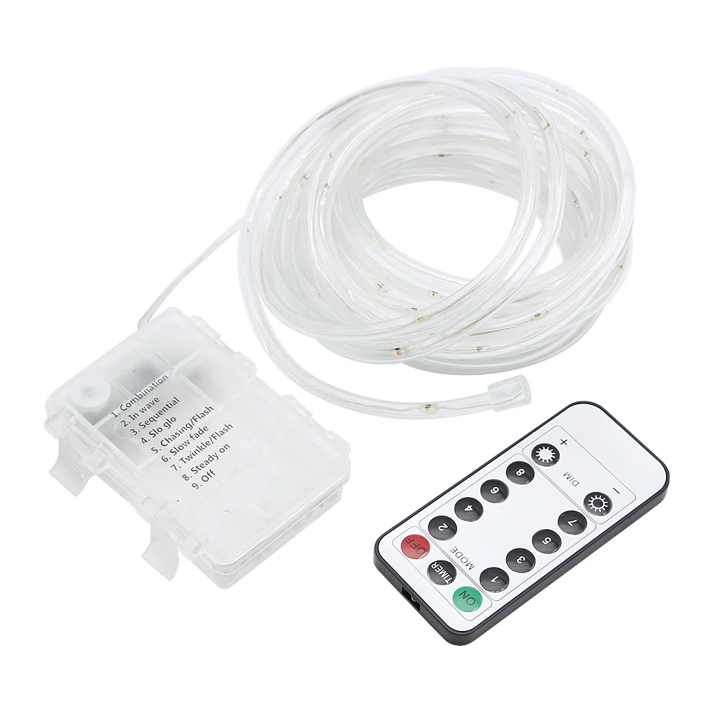 Водонепроницаемая светодиодная гирлянда с дистанционным управлением уличный