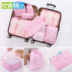 IUX, новинка, 8 шт., Женская дорожная сумка, одежда, нижнее белье, бюстгальтер, упаковка, куб, багаж, органайзер, сумка, семейный гардероб, делитель, сумка-Органайзер