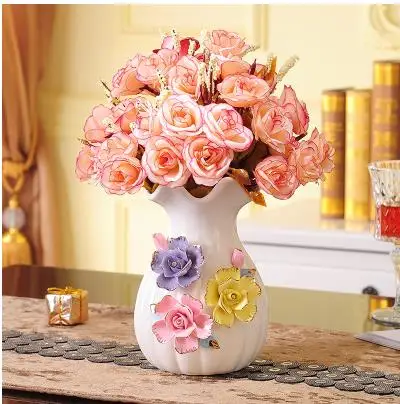 Красивая керамическая ваза домашний офис Фарфоровая Цветочная поделка | Дом и