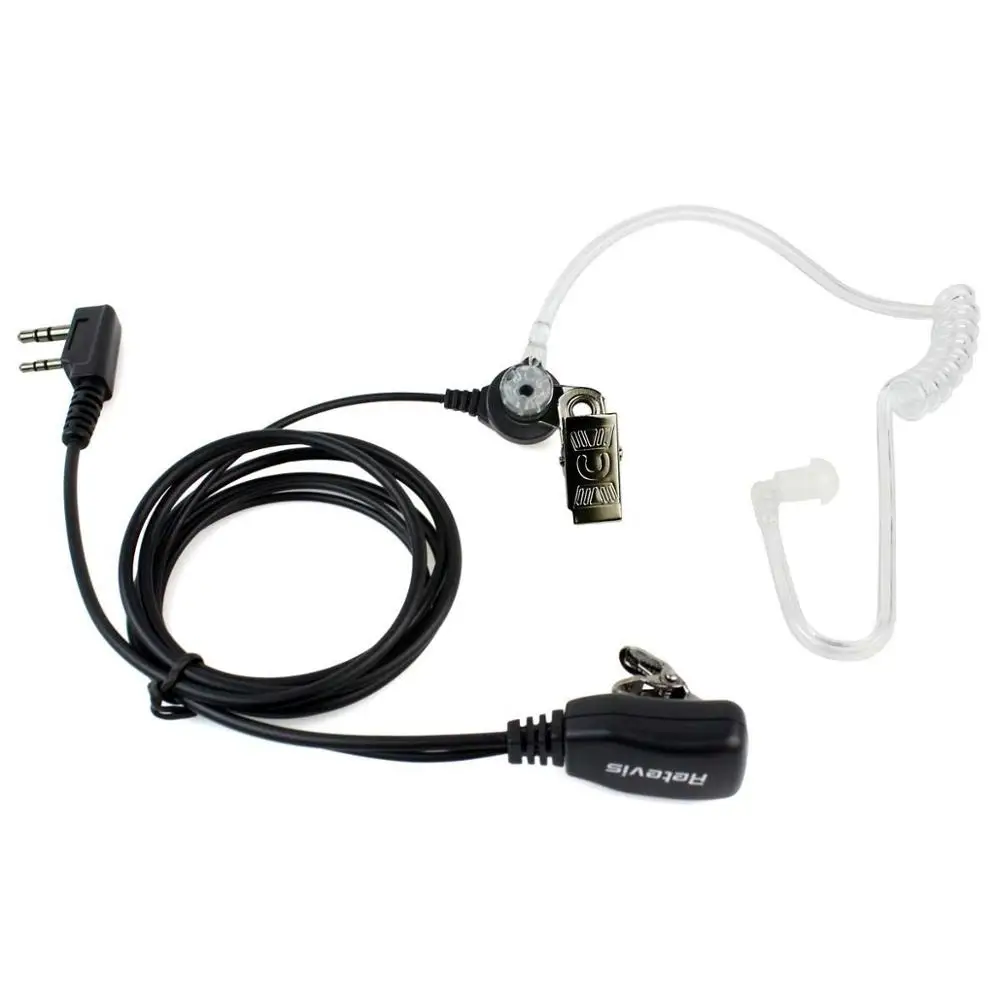 Через dhl или ems 100 шт. MIC Динамик для Baofeng PUXING OUXUN QUANSHENG Ect K Head двухсторонняя радио