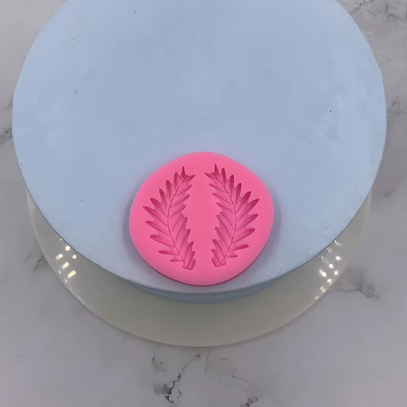 Форма для прессования листьев силиконовая форма украшения торта помадка 3D мыла