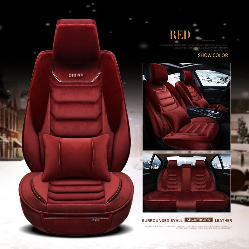 

2018Winter Plush Car Seat Cover Cushion For Acura ZDX MDX ILX TLX Free Shipping car accessories car-styling