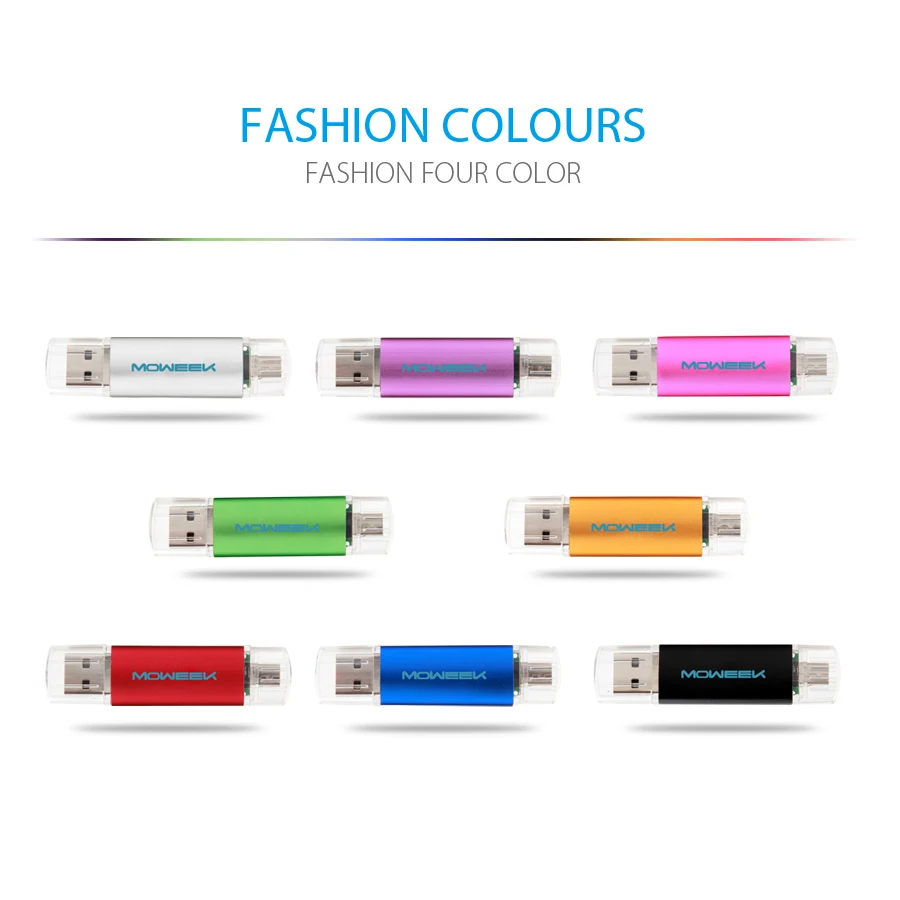 Moweek M31 модные OTG USB флеш-накопитель 64Гб металлический 4 ГБ 8 оперативной памяти 16 Гб