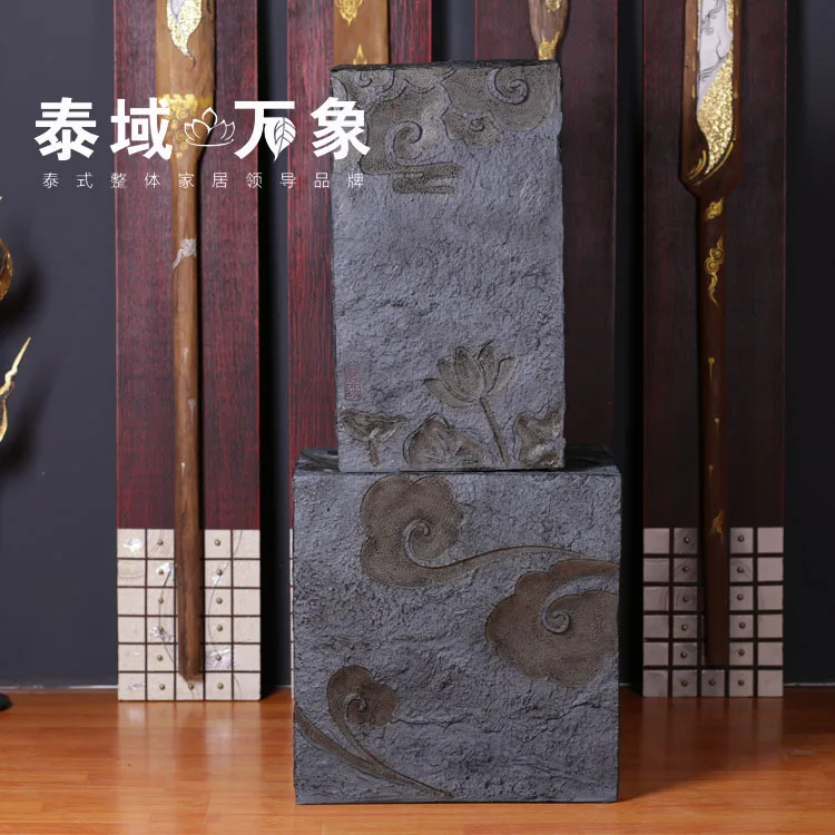 

26CM grass pear wood carving ornaments mahogany zodiac gifts knick products