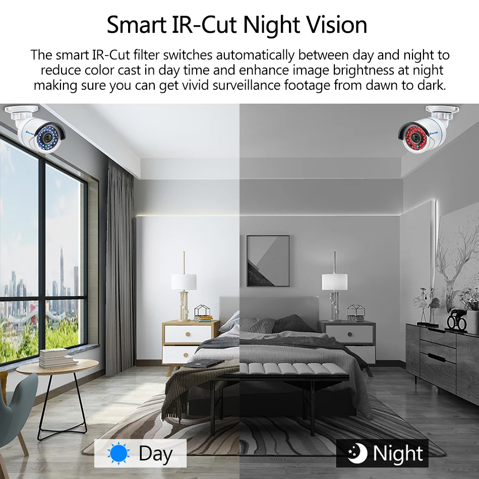 H.265 16CH 2MP 5MP POE NVR CCTV Security System 16PCS IR Outdoor 1080P Audio Record IP Camera P2P Video Surveillance Kit 4TB on.H.265 16-канальная система безопасности CCTV POE NVR 2МП 5МП 16PCS IR наружная IP-камера 1080P с записью аудио, комплект видеон