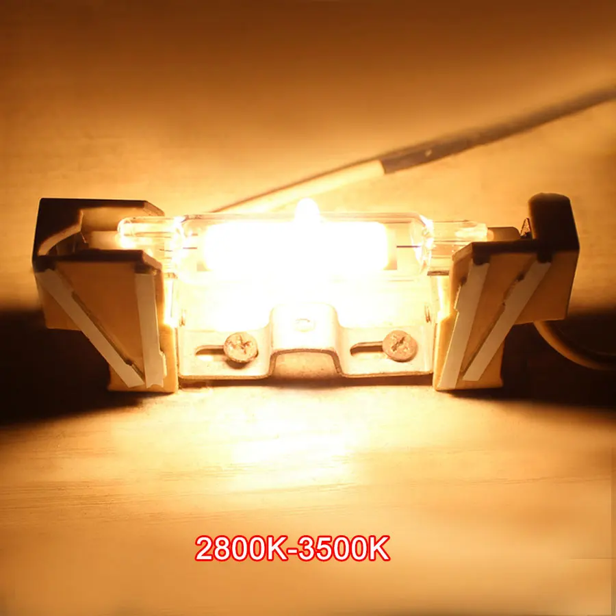 Стеклянная Светодиодная лампа COB R7S светодиодные лампы 78 мм светодиодный