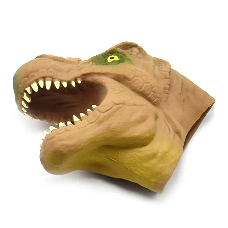 

Soft Vinyl TPR Dinosaur Hand Puppet Animal Head Hand Puppets Kids Toys Gift Dinosaur Hand Puppet Toys Children Toy