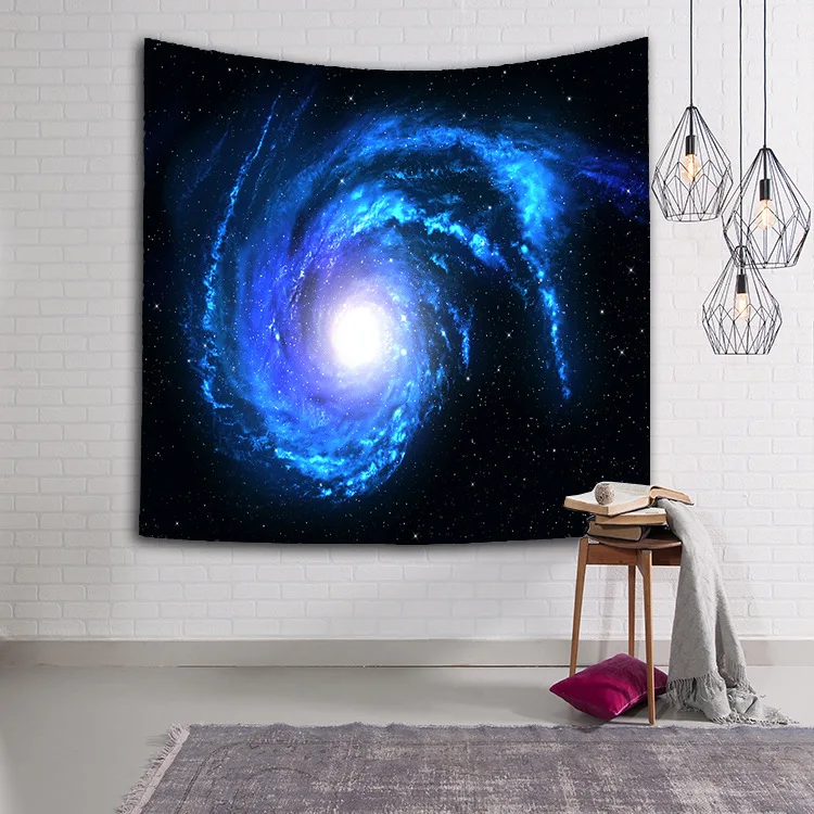 Настенный Galaxy гобелен, ковер большой 150*200 см настенный Galaxy гобелен бросок Йога пляжный коврик плед с рисунком мандалы гобелен в стиле бохо - Цвет: O