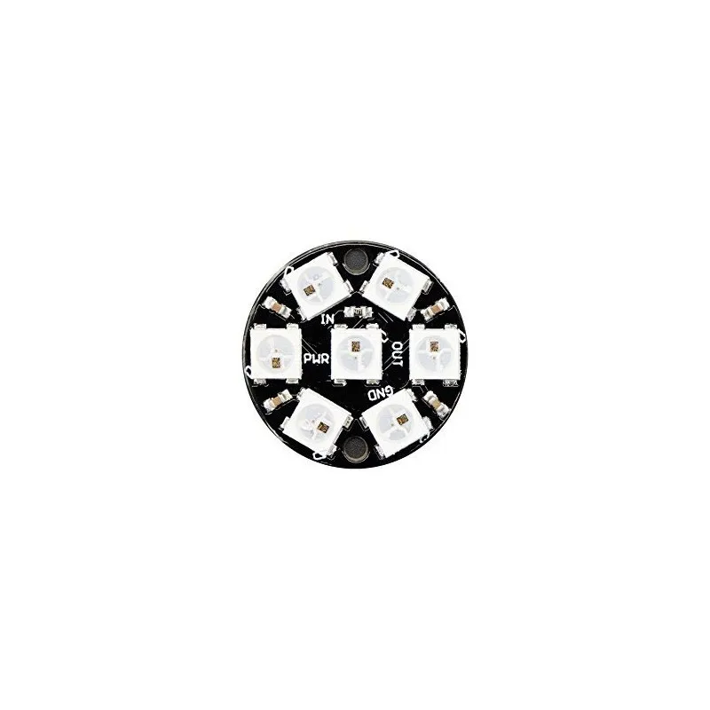 7 битная WS2812 5050 RGB светодиодный Встроенная полноцветная приводная лампа макетная