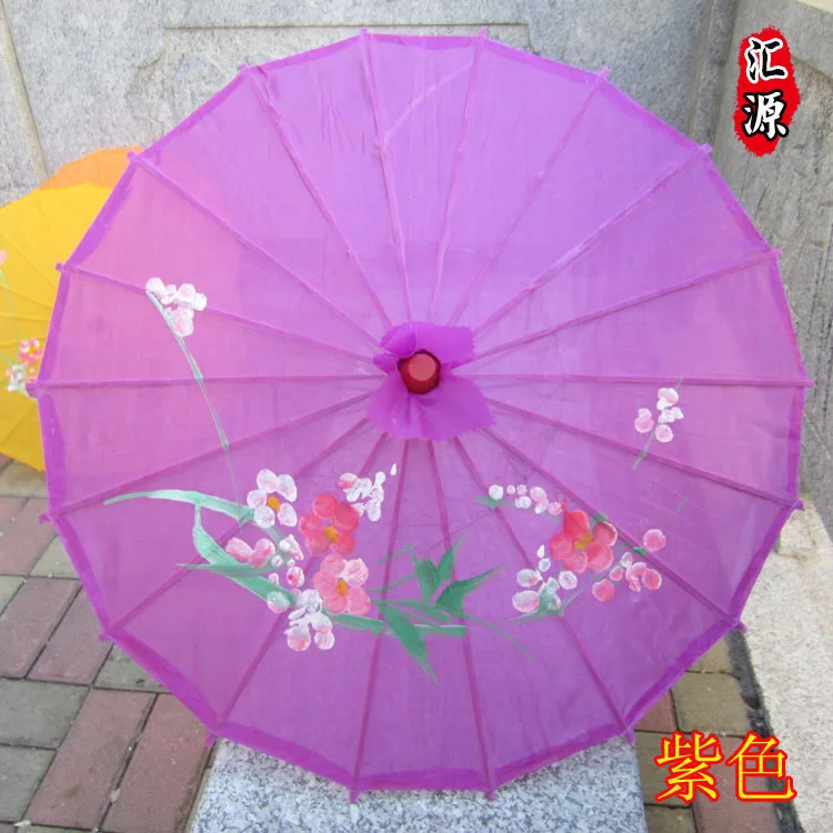 Зонтик с лентами и кисточками, зонтик Cheongsam Hanfu, Классический Шелковый Зонтик для танцев, женский зонтик в китайском стиле Tang ombrello