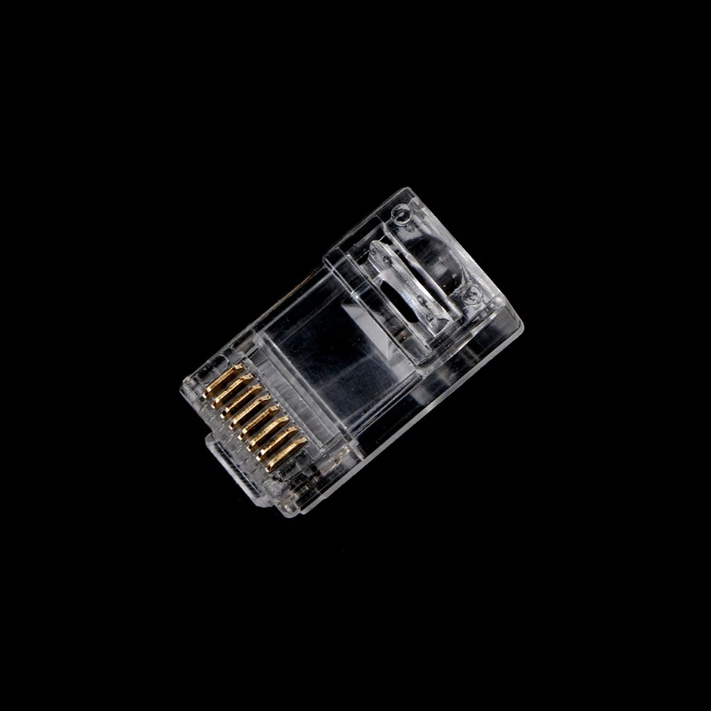 RJ45 CAT6 8-контактный модульный Вилки utp-неэкранированная версия с Загрузочная панель Лидер продаж