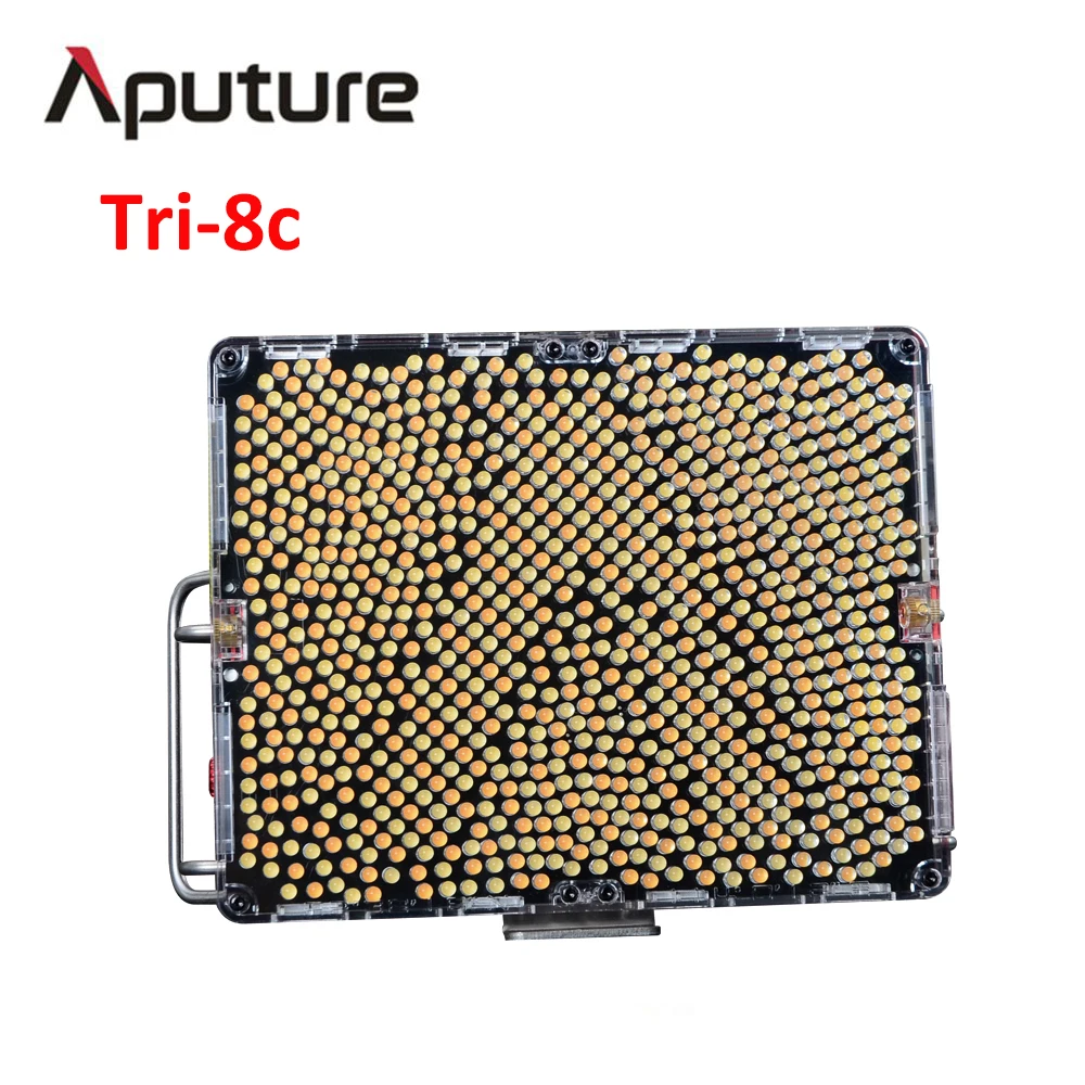 Aputure Amaran Tri 8c LED Видео свет 2300 k 6800 K Цветовая температура с 2 шт NP F970 батарея легко