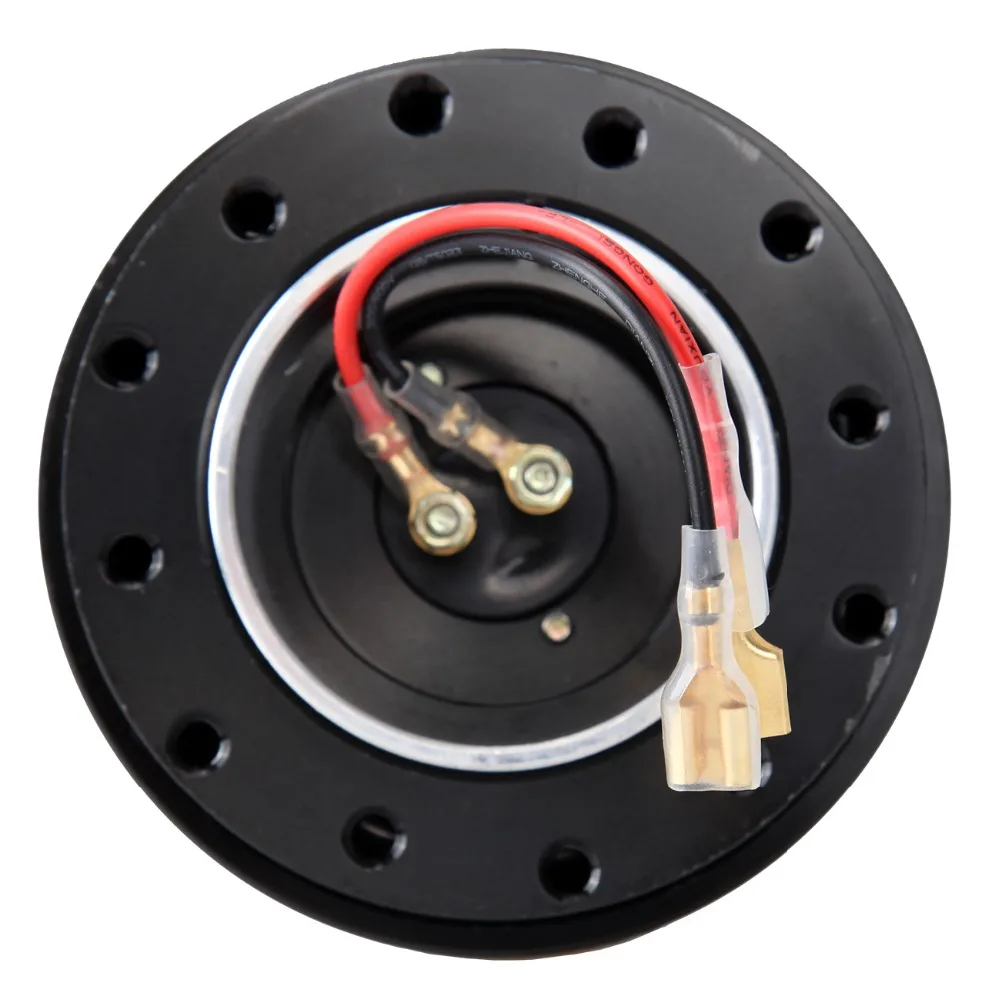 Универсальный 6 отверстий черный болт мяч Руль Quick Release концентратор Adapter Kit