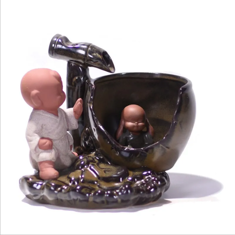 Обратный Ладан горелки горной воды креативная украшения Керамика ремесел