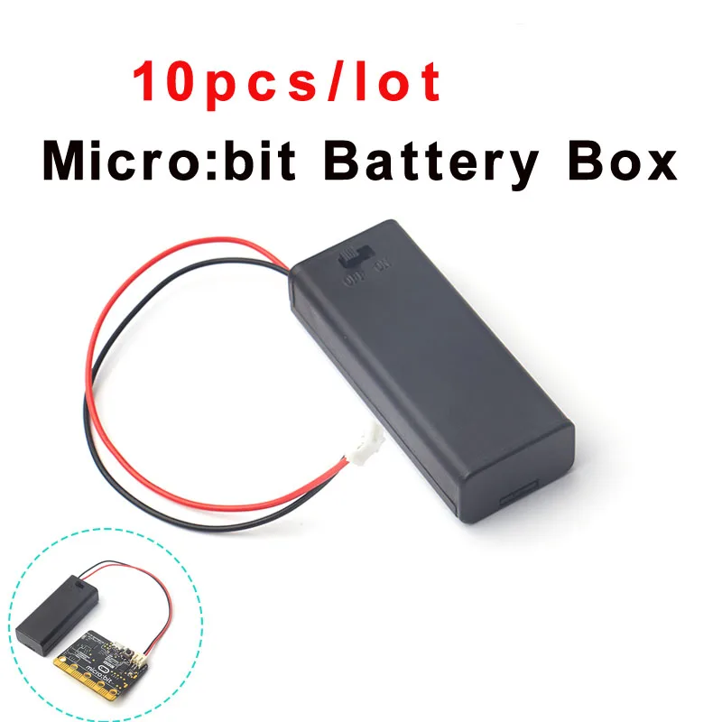 10 шт. для micro:bit держатель батареи чехол оболочка 2 AAA 3V PH2.0 Microbit макетная доска
