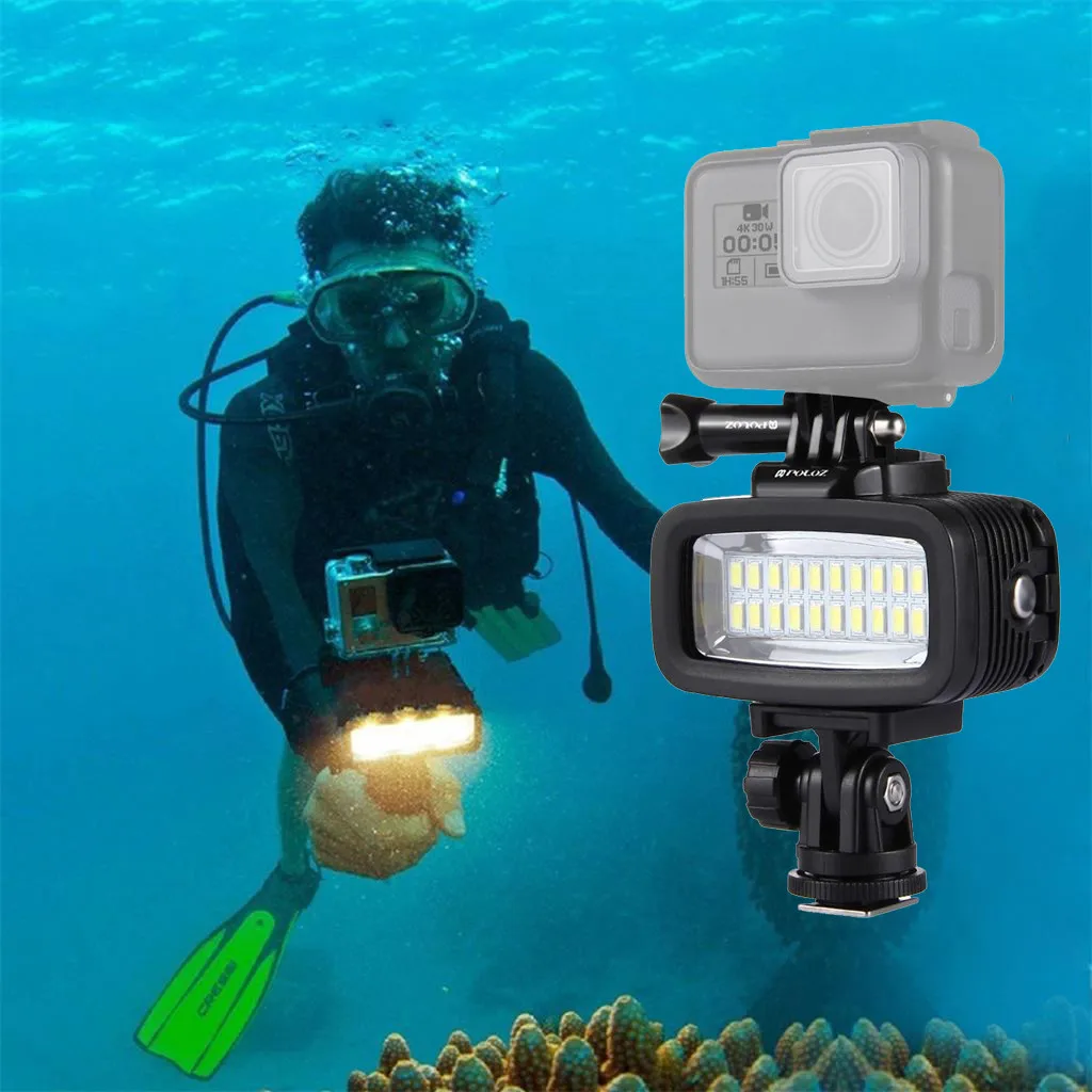 Подводный светильник OMESHIN для DJI Osmo Action водонепроницаемый Светодиодный дайвинга