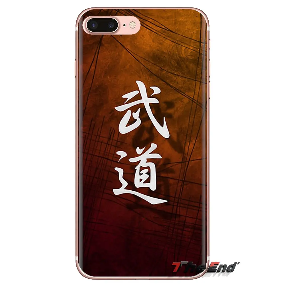 For Sony Xperia Z Z1 Z2 Z3 Z5 compact M2 M4 M5 C4 E3 T3 XA Huawei Mate 7 8 Y3II TPU Transparent Shell Covers Janpan Judo Samurai |