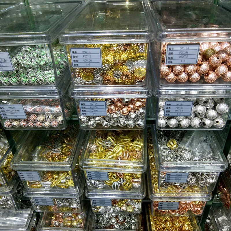 Фурнитура для ювелирных изделий 7 мм большое отверстие металлическая распорка CZ