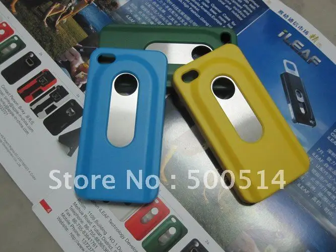 Open Bottle Wine Case for iPhone 4S Hard Shell Slide Out Opener |