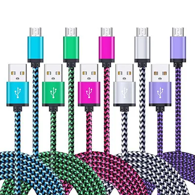 Micro USB кабель Быстрый кабель синхронизации данных и зарядки для samsung s7 s6 huawei Xiaomi LG Andriod Micro USB зарядное устройство кабели для мобильных телефонов
