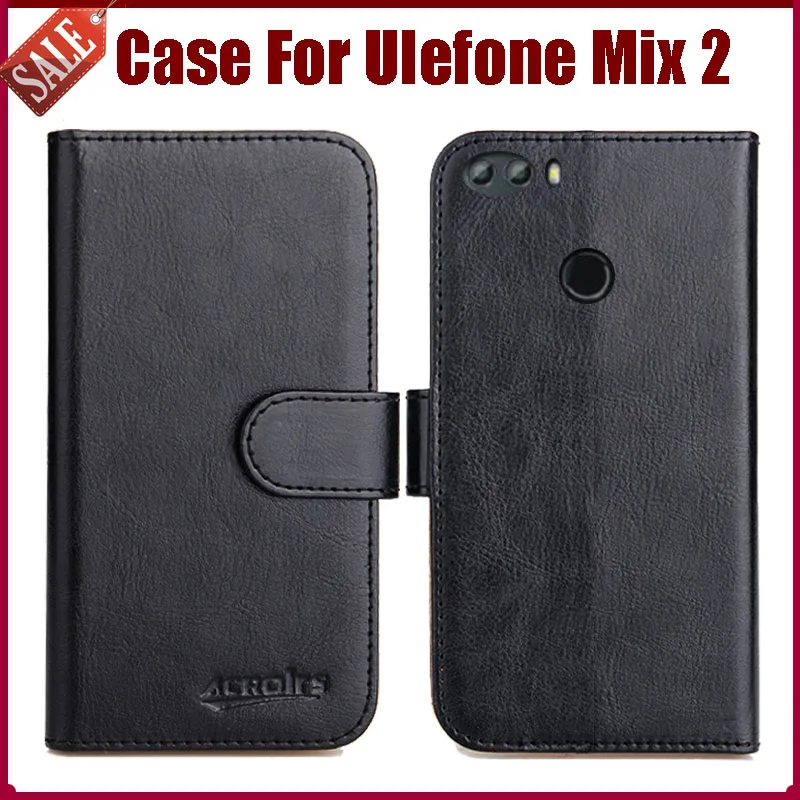 

Hot Sale! Ulefone Mix 2 Case New Arrival 6 Colors High Quality Flip Leather Protective Cover For Ulefone Mix 2 Case