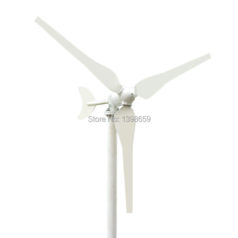 Ветрогенератор 200 Вт 12 в 24 В с лезвием из усиленного углеродного волокна и