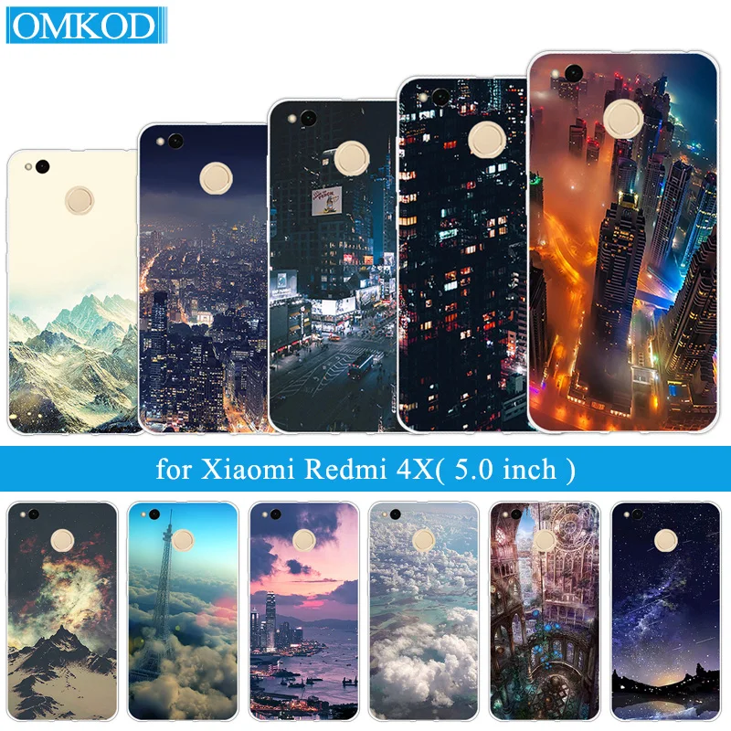 5 0 &quotдля Xiaomi Redmi 4X TPU силиконовая задняя крышка для 4 X матовый чехол телефона Fundas