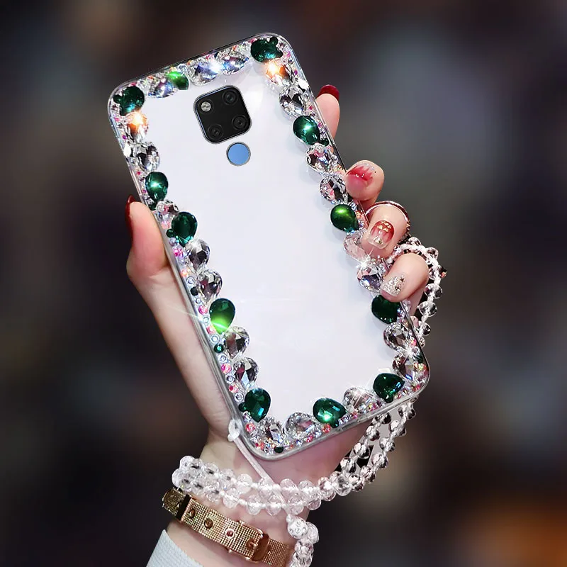 Mobile Phone Shell Four Sides Large Flash Diamond Fashion Hard For Huawei Mate20X Protective Ultra-thin | Мобильные телефоны и