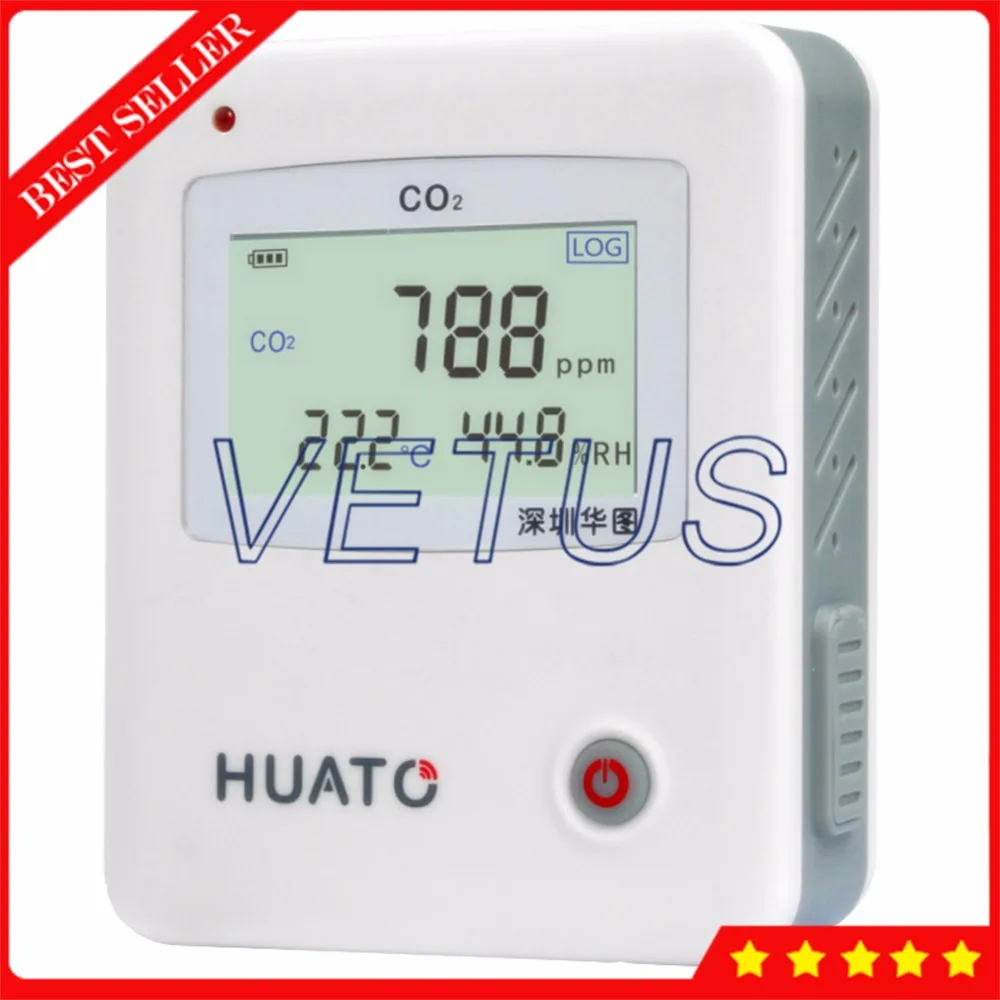 

Ручной детектор углекислого газа CO2, Анализатор 0- 5000PPM регистратор данных влажности и температуры 3 в 1, измерительный прибор USB Tester S653