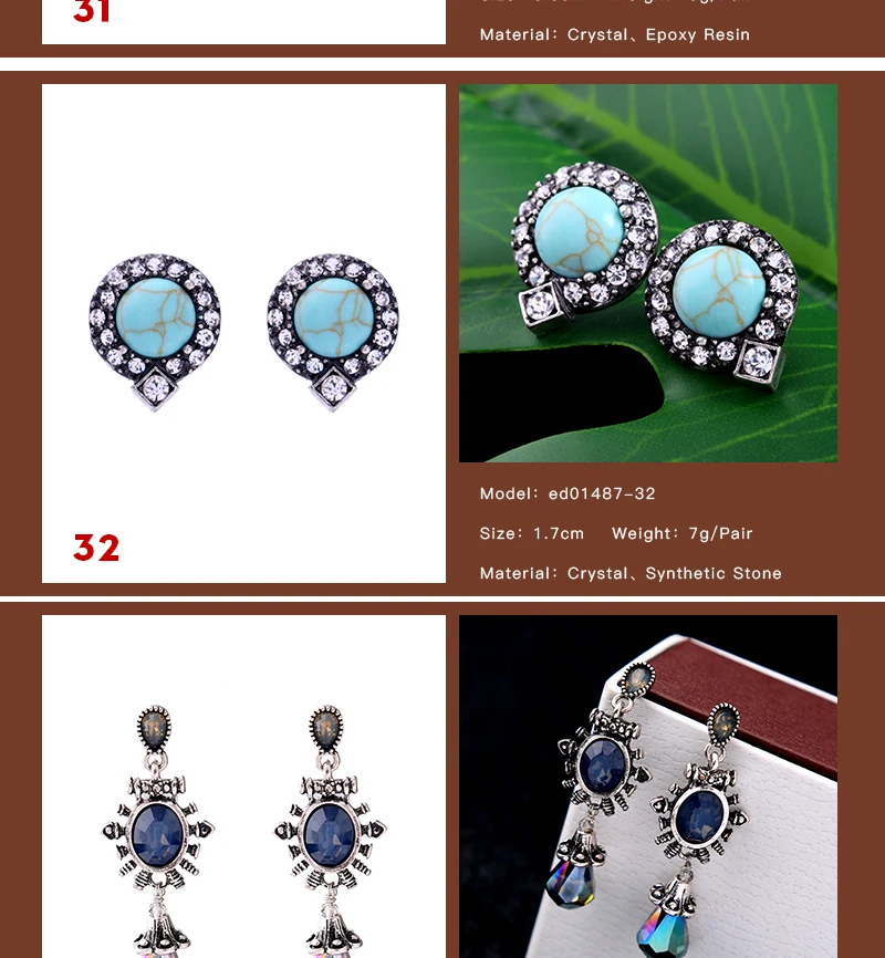 Joolim модные ювелирные изделия оптом 19 Смешанные стильные серьги Модные Eearring