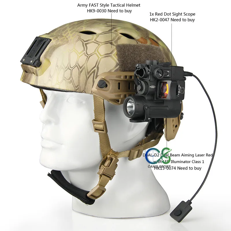 TRIJICON Новое поступление DBAL-D2 с двойным лучом прицеливания лазер зеленый w/ИК светодиодный осветитель класса 1 с зеленым лазерным gs15-0074