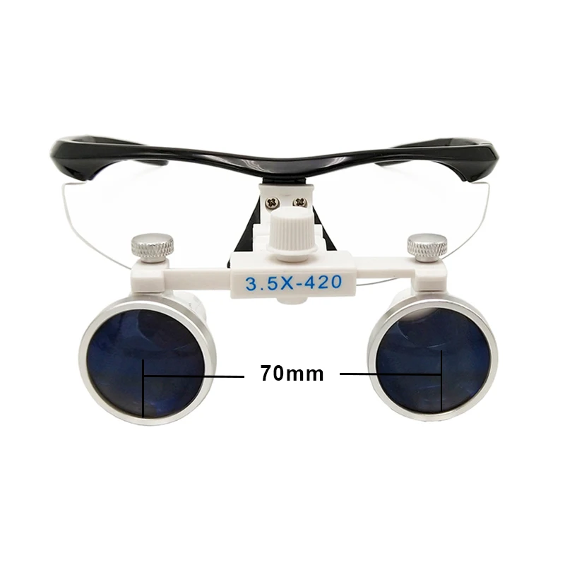 Стоматологическая лупа x мм светодиодный Ной фарой налобный фонарь для