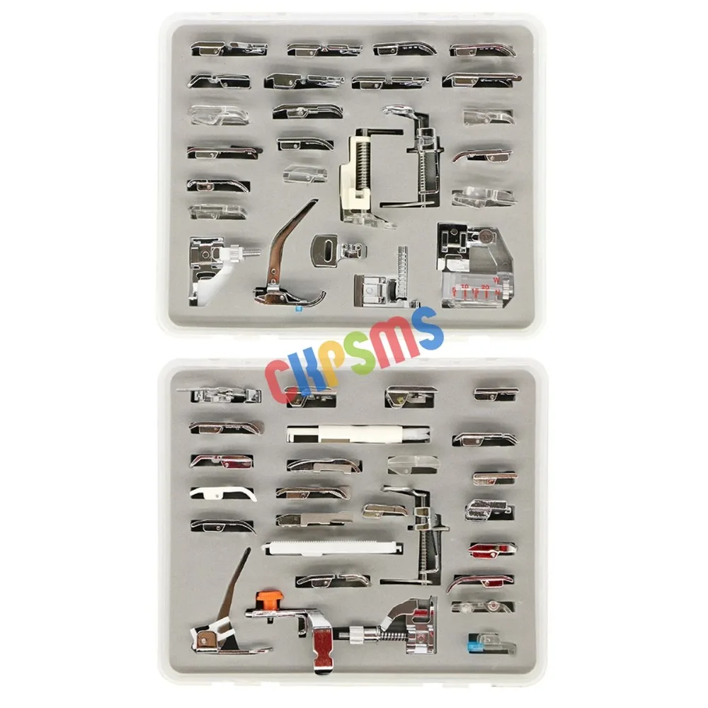 #KP-19021 52PCS Domestic Sewing Machine Presser Feet Set fit for Brother Singer Babylock Janome and Kenmore Low Shank machine | Дом и сад