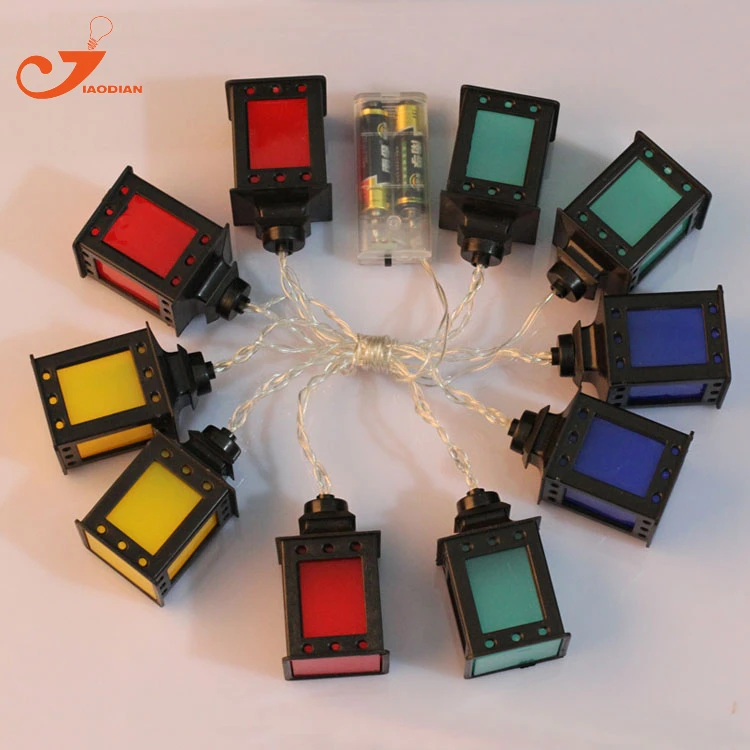 Черный цвет фонарь свет летний струнный фея праздник светодио дный светодиодный