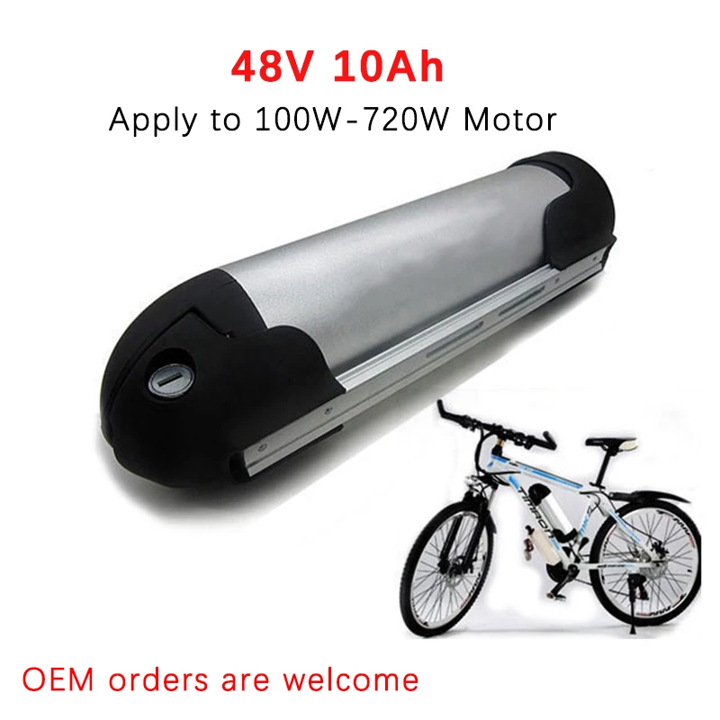 48V 12Ah 500W батарея для электрического велосипеда бутылка воды литий ионный
