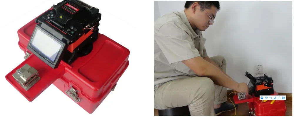 FF-740PRO сведение по сердцевине Splicer сплавливания сварочный аппарат для обоих SM и ММ волокна сплайсинга машины