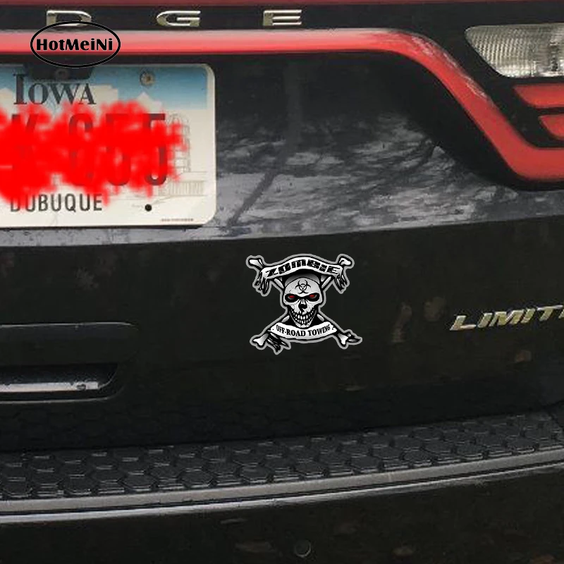 HotMeiNi автомобильные аксессуары Zombie внедорожные буксировочные наклейки на кости с
