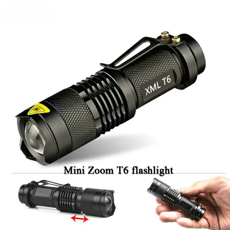 Портативный мини светодиодный фонарик lanterna zoom torch 5 режимов cree xml t6 led lamp linternas zaklamp