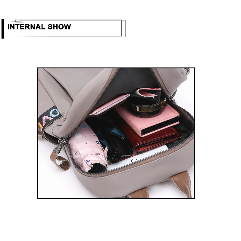 Водонепроницаемый Школьный рюкзак для женщин модные нейлоновые сумки на заднюю