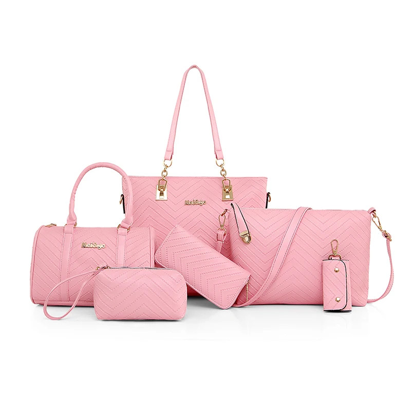 6 Pcs/set Composite Bags Women Shoulder Crossbody for women 2021 Luxury Handbag Purse Clutch Wallet sac a main bolso mujer | Багаж и сумки